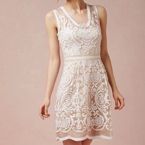BHLDN Anthropologie Jola lace dress for wedding or rehearsal